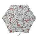 Cute Cat Chef Cooking Seamless Pattern Cartoon Mini Folding Umbrellas View1