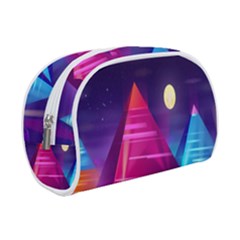 Egyptian Pyramids Night Landscape Cartoon Art Make Up Case (small) by Bedest