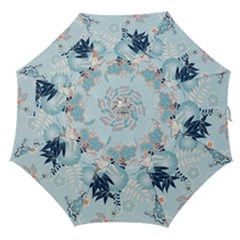 Crane Pattern Bird Animal Nature Straight Umbrellas by Bedest