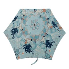 Crane Pattern Bird Animal Nature Mini Folding Umbrellas by Bedest