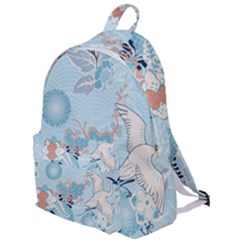 Crane Pattern Bird Animal Nature The Plain Backpack by Bedest