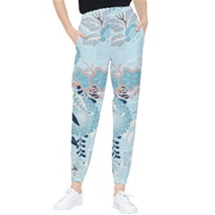 Crane Pattern Bird Animal Nature Women s Tapered Pants by Bedest