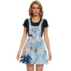 Crane Pattern Bird Animal Nature Apron Dress