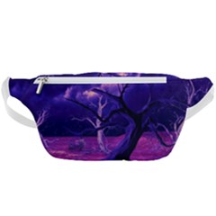 Forest Night Sky Clouds Mystical Waist Bag  by Bedest