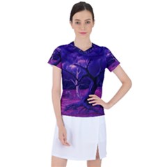 Forest Night Sky Clouds Mystical Women s Sports Top by Bedest