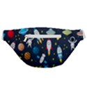 Big Set Cute Astronauts Space Planets Stars Aliens Rockets Ufo Constellations Satellite Moon Rover V Fanny Pack View2