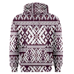 Illustration Ukrainian Folk Seamless Pattern Ornament Men s Core Hoodie by Bedest