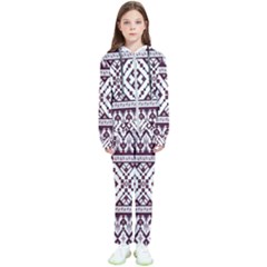 Illustration Ukrainian Folk Seamless Pattern Ornament Kids  Tracksuit by Bedest