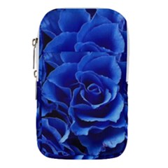 Blue Roses Flowers Plant Romance Blossom Bloom Nature Flora Petals Waist Pouch (small) by Bedest