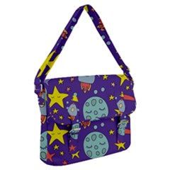 Card With Lovely Planets Buckle Messenger Bag by Bedest