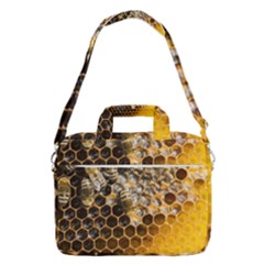 Honeycomb With Bees Macbook Pro 16  Shoulder Laptop Bag