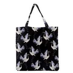 Crane Pattern Bird Animal Grocery Tote Bag by Bedest