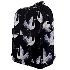 Crane Pattern Bird Animal Classic Backpack by Bedest