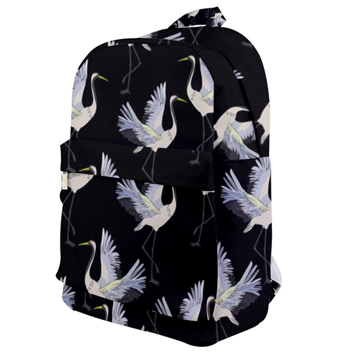 Crane Pattern Bird Animal Classic Backpack