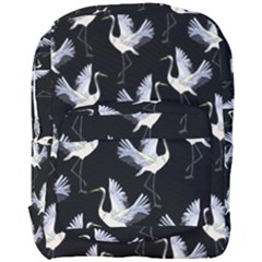 Crane Pattern Bird Animal Full Print Backpack by Bedest