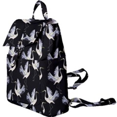 Crane Pattern Bird Animal Buckle Everyday Backpack by Bedest