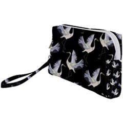 Crane Pattern Bird Animal Wristlet Pouch Bag (small) by Bedest