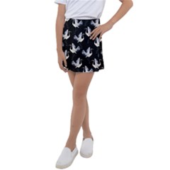 Crane Pattern Bird Animal Kids  Tennis Skirt by Bedest