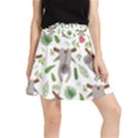 Seamless Pattern With Cute Sloths Waistband Skirt View1