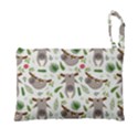 Seamless Pattern With Cute Sloths Foldable Grocery Recycle Bag View3