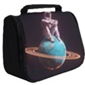 Stuck On Saturn Astronaut Planet Space Full Print Travel Pouch (Big) View2