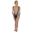 Stuck On Saturn Astronaut Planet Space High Leg Strappy Swimsuit View2