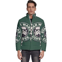 Stormtrooper Coffee Men s Puffer Bubble Jacket Coat