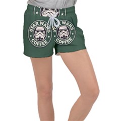 Stormtrooper Coffee Women s Velour Lounge Shorts