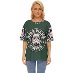 Stormtrooper Coffee Oversized Basic T-shirt