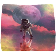 Aesthetic Astronautics Atmosphere Blue Clouds Cosmos Fantasy Galaxy Seat Cushion by Cendanart