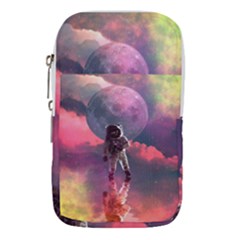 Aesthetic Astronautics Atmosphere Blue Clouds Cosmos Fantasy Galaxy Waist Pouch (large) by Cendanart