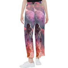 Aesthetic Astronautics Atmosphere Blue Clouds Cosmos Fantasy Galaxy Women s Pants  by Cendanart