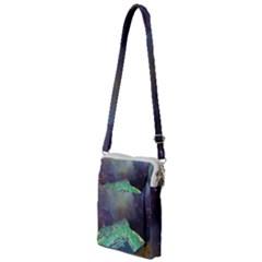 Psychedelic Universe Color Moon Planet Space Multi Function Travel Bag by Cendanart