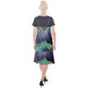 Psychedelic Universe Color Moon Planet Space Camis Fishtail Dress View2