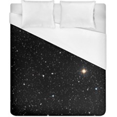 Sky Black Star Night Space Edge Super Dark Universe Duvet Cover (california King Size) by Cendanart