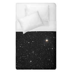 Sky Black Star Night Space Edge Super Dark Universe Duvet Cover (single Size) by Cendanart