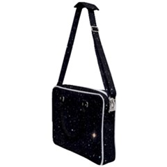 Sky Black Star Night Space Edge Super Dark Universe Cross Body Office Bag by Cendanart