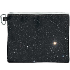 Sky Black Star Night Space Edge Super Dark Universe Canvas Cosmetic Bag (xxxl) by Cendanart