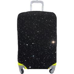 Sky Black Star Night Space Edge Super Dark Universe Luggage Cover (large) by Cendanart