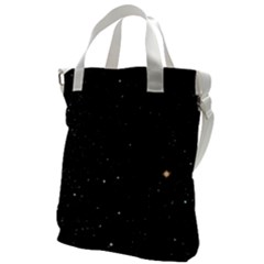 Sky Black Star Night Space Edge Super Dark Universe Canvas Messenger Bag by Cendanart