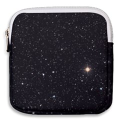 Sky Black Star Night Space Edge Super Dark Universe Mini Square Pouch by Cendanart