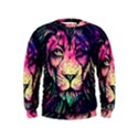 Psychedelic Lion Kids  Sweatshirt View1