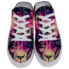 Psychedelic Lion Half Slippers by Cendanart