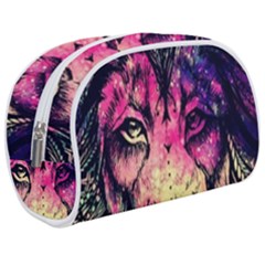 Psychedelic Lion Make Up Case (medium) by Cendanart