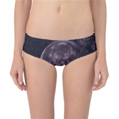 In The Cosmos Moon Sci-fi Space Sky Classic Bikini Bottoms by Cendanart