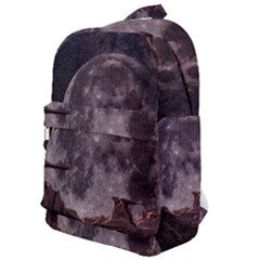 In The Cosmos Moon Sci-fi Space Sky Classic Backpack by Cendanart