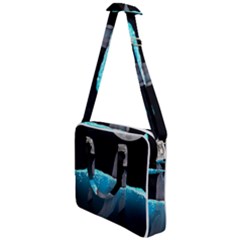 Dolphin Moon Water Cross Body Office Bag by Ndabl3x