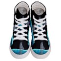 Dolphin Moon Water Men s Hi-Top Skate Sneakers View1