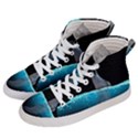 Dolphin Moon Water Men s Hi-Top Skate Sneakers View2