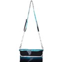 Dolphin Moon Water Mini Crossbody Handbag View1